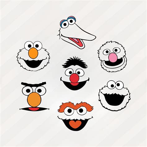 1000 Sesame Street Svg Elmo Svg Sesame Street Cookie Monster