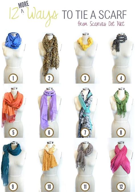 How To Tie A Scarf 12 Fancy Ways Ways To Wear A Scarf How To Wear