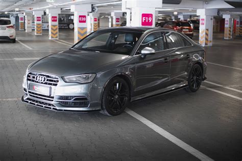 Street Pro Cup Spoilerlippe Front Ansatz für Audi S3 A3 S Line Limo