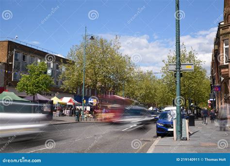 St Albans-UK - 19 May 2021 - People Shopping and Walking on Busy Retail ...