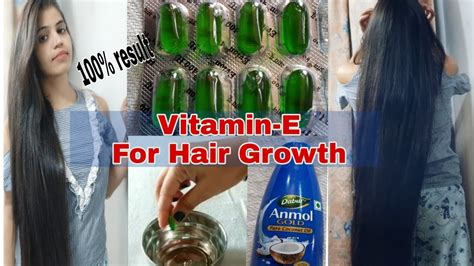 Vitamin E Capsule For Hair Growth Best Hair Soluction Home Remedie