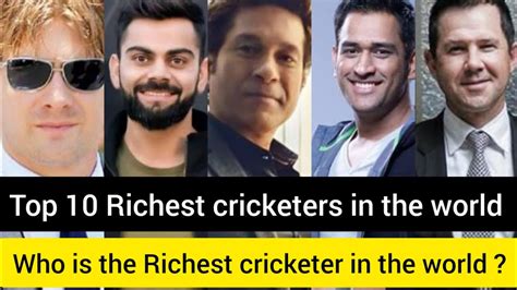 Top 10 Richest Cricketer In The World In2023 Virat Kohli Dhoni