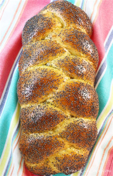 Braided Egg Bread With Poppy Seeds Jenny Can Cook