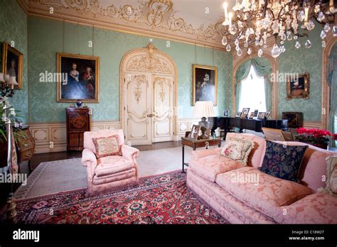 The Drawing Room at Highclere Castle, Newbury, Berkshire, England, UK ...