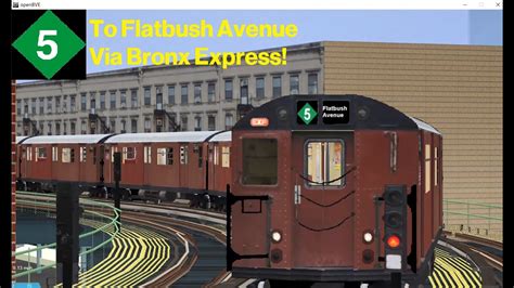 Openbve Throwback Train To Flatbush Avenue Via Bronx Express R Wf