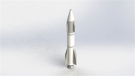 Stl File Simple Rocket Model・model To Download And 3d Print・cults