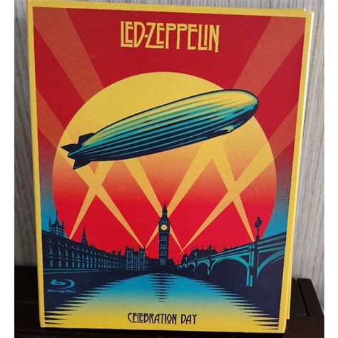 Box Led Zeppelin Celebration Day Blu Ray E Cds Shopee Brasil