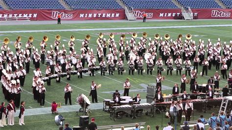 Umass Amherst Marching Band First Performance Of 2013 Youtube