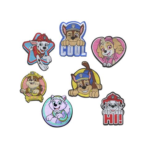 Paw Patrol © Iron On Patch Application Badge Embroided Patches Etsy