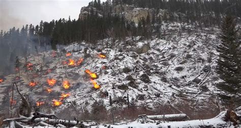 More Information About Burning Tornado Debris Wildfire Today