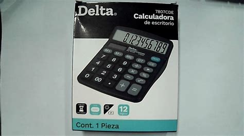 Calc Delta Esc 12 Dig 7807CDE LAZO