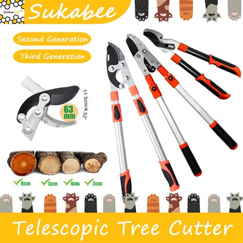 warranty expandable telescopic tree trimmer home gardening plant