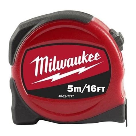 Milwaukee Slimline Tape Measure 5m16ft 48227717 Supply Master