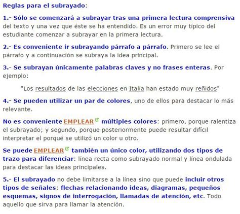 Ideas Secundarias Del Texto Poners