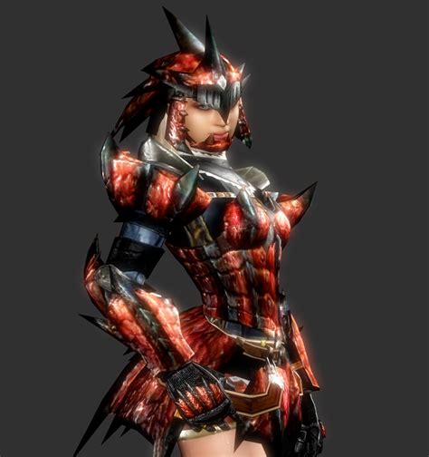 Female Rathalos Armor Monster Hunter Series Monster Hunter Art Monster Hunter World