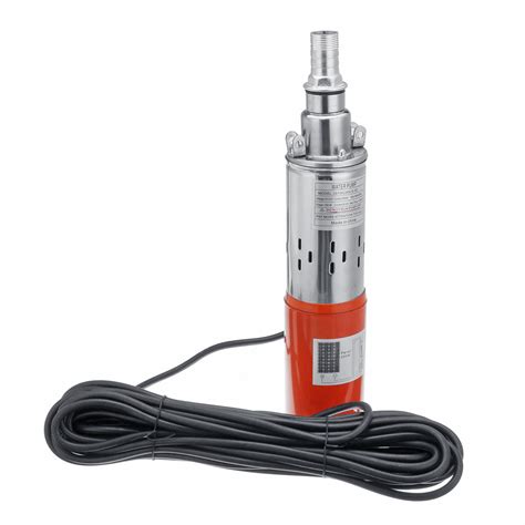 New Dc 24v 15m³h 250w Submersible Solar Pump Screw Water Deep Well