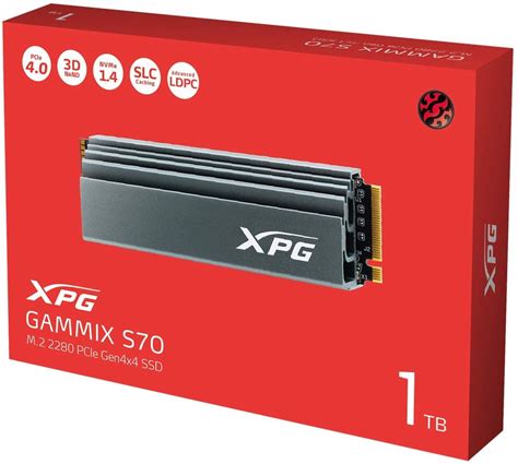 1TB SSD ADATA XPG GAMMIX S70 AGAMMIXS70 1T C AGAMMIXS70 1T C на топ