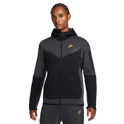 Nike Vest Tech Fleece Dark Grey Black Gold Knvbshop Nl