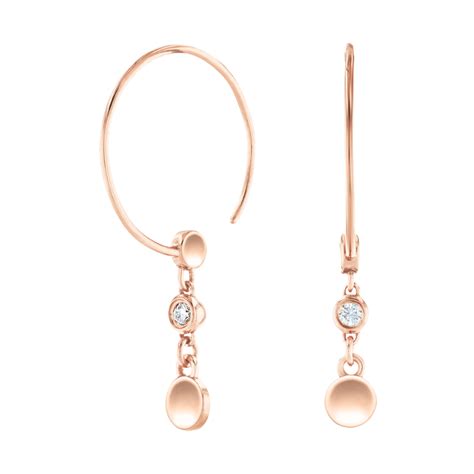 Movado | Women's Dot 14 Karat Rose Gold Earrings