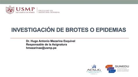 Investigación De Brotes Y Epidemias Sol Yuyas Udocz