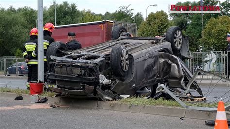 Wypadek w Zegrzu Południowym 01 08 2019r YouTube