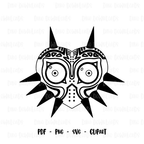 Zelda Majoras Mask Svg Png Pdf Cut File Clip Art Etsy