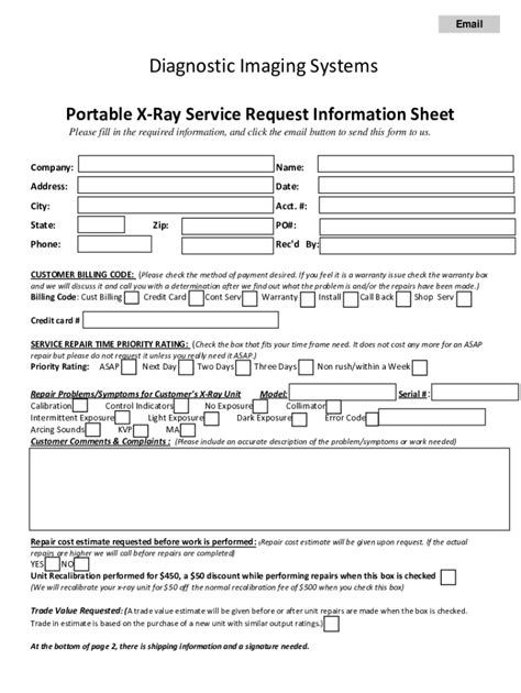 Fillable Online Xray Release Form Fill Online Printable Fillable