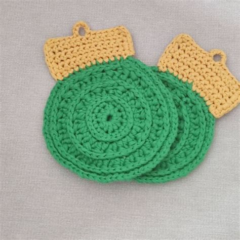 Christmas Crochet Hot Pad Pattern Fosbas Designs