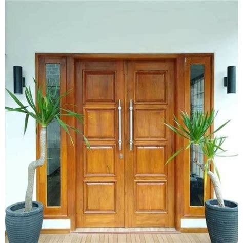 Jual Kusen Pintu Utama Gandeng Jendela Berikut Daun Pintu Panel Double