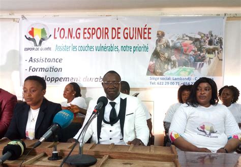 Conakry Lancement Officiel Des Activités De L’ong Dénommée ‘’espoir De Guinée’’ L Information