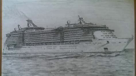 Cruise Ship Drawing at GetDrawings | Free download