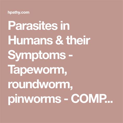 Collection 99 Images Pictures Of Pinworms In Humans Superb