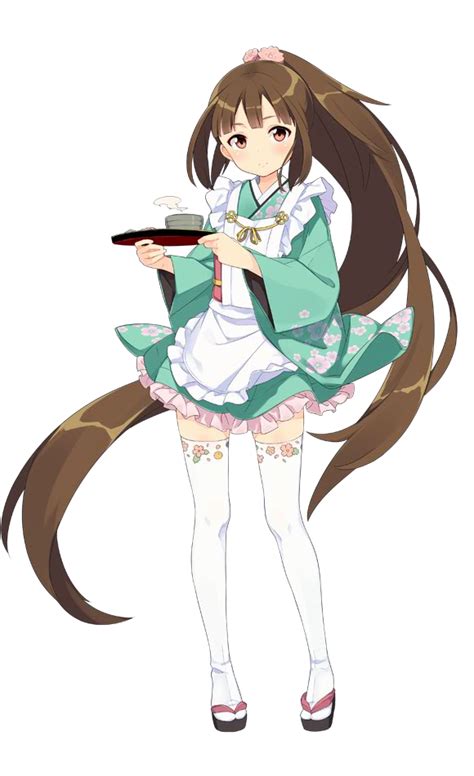 The Big Imageboard Tbib Absurdly Long Hair Apron Brown Hair Cherry