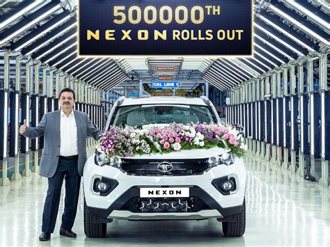 Tata Nexon Compact Suv Crosses 5 Lakh Unit Production Milestone Auto