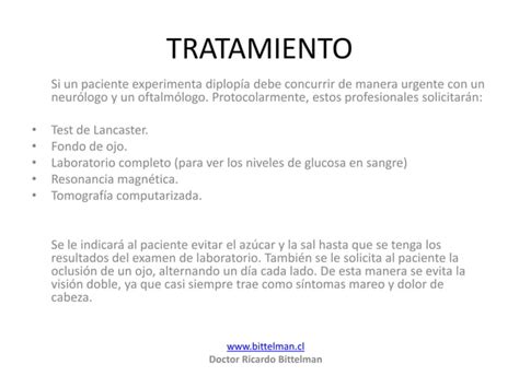 Diplopia Ricardo Bittelman PPT