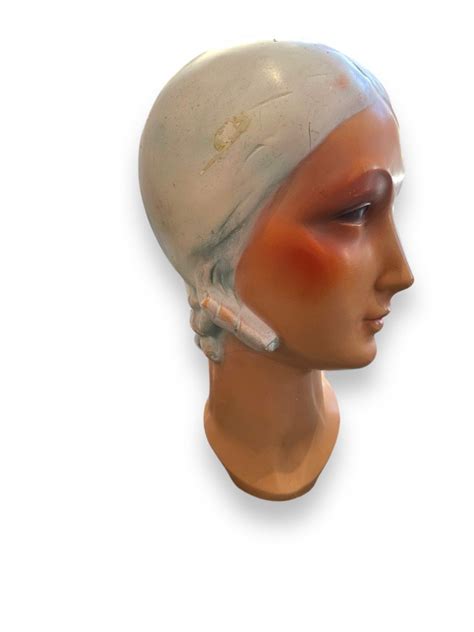 Proantic Female Mannequin Head Bust Milliner Vintage S