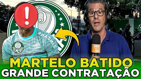 ATÉ QUE ENFIM ANUNCIOU AGORA VERDÃO CONFIRMA TUDO TORCIDA VAI A