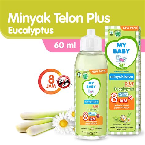 Jual MY BABY Minyak Telon Plus 60 ML Minyak Bayi Anti Nyamuk 8 Jam