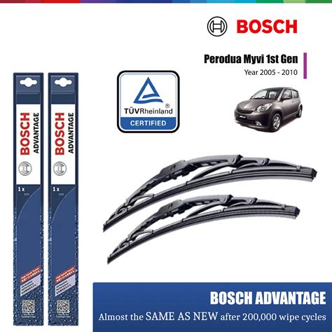 Perodua Myvi Bosch Windshield Wiper Set Auto U