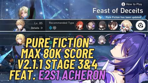 Honkai Star Rail Pure Fiction Stage 3 4 Max Score 80k V2 1 1 Feat