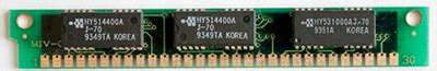 30 pin SIMM connector @ Pinouts.ru