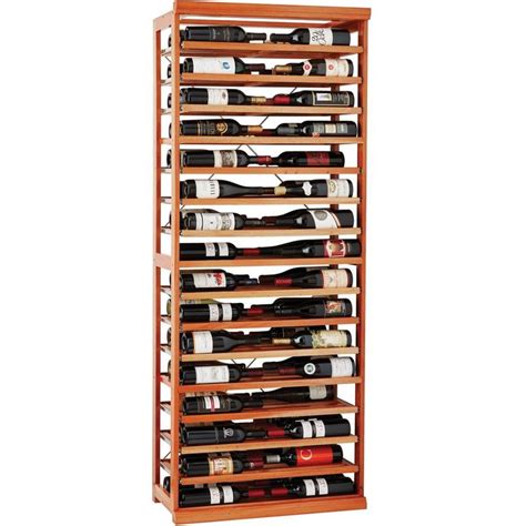 Nfinity Label View Rack Kit With Rolling Shelves Natural Wine Rack Metal Wine Rack Rolling