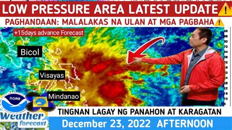 Low Pressure Area Maging Bagyo Tingnan Ditoweather Update Today