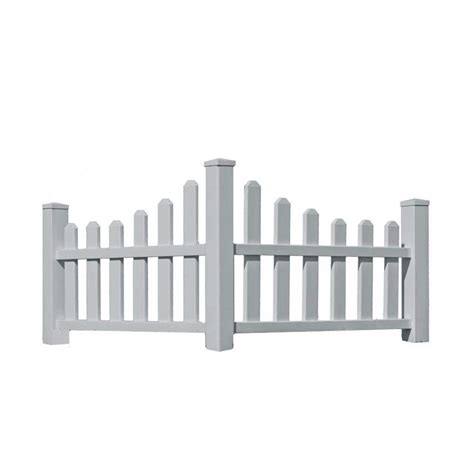 Vita L X W X H Country Corner Vinyl Picket White Va