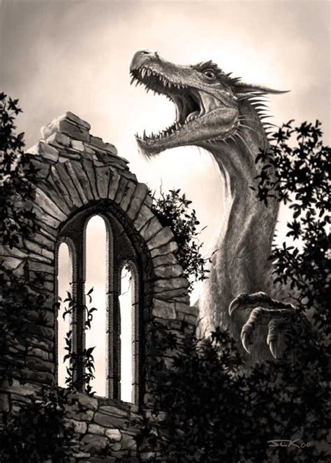 Dragon Ruins Art Of John E Kaufmann