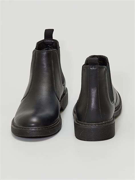 Boots Type Chelsea Noir Kiabi