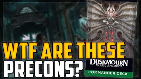 Duskmourn Commander Decks REVEALED Very Interesting NAMES Magic