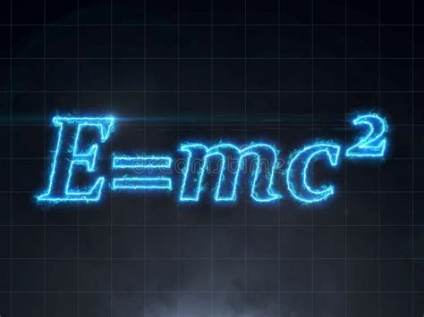 Einstein Formula Emc2 Relativity Theory Stock Illustration