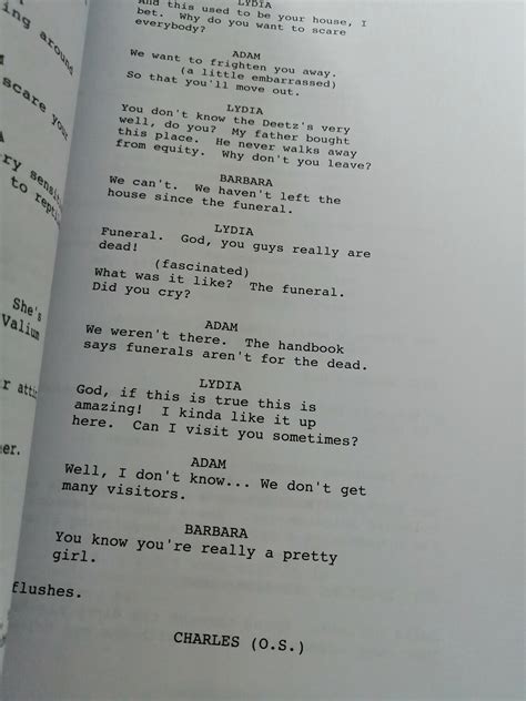 Beetlejuice 1988 Script Screenplay With Signatures Etsy