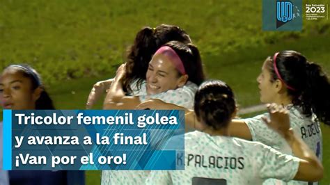 Tricolor Femenil Golea A Centro Caribe Sports Y Avanza A La Final